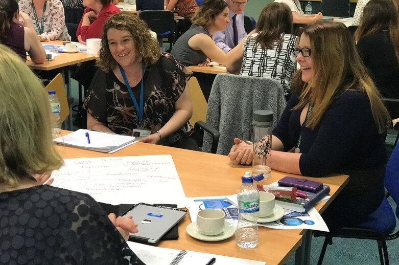 Women enjoying a meeting